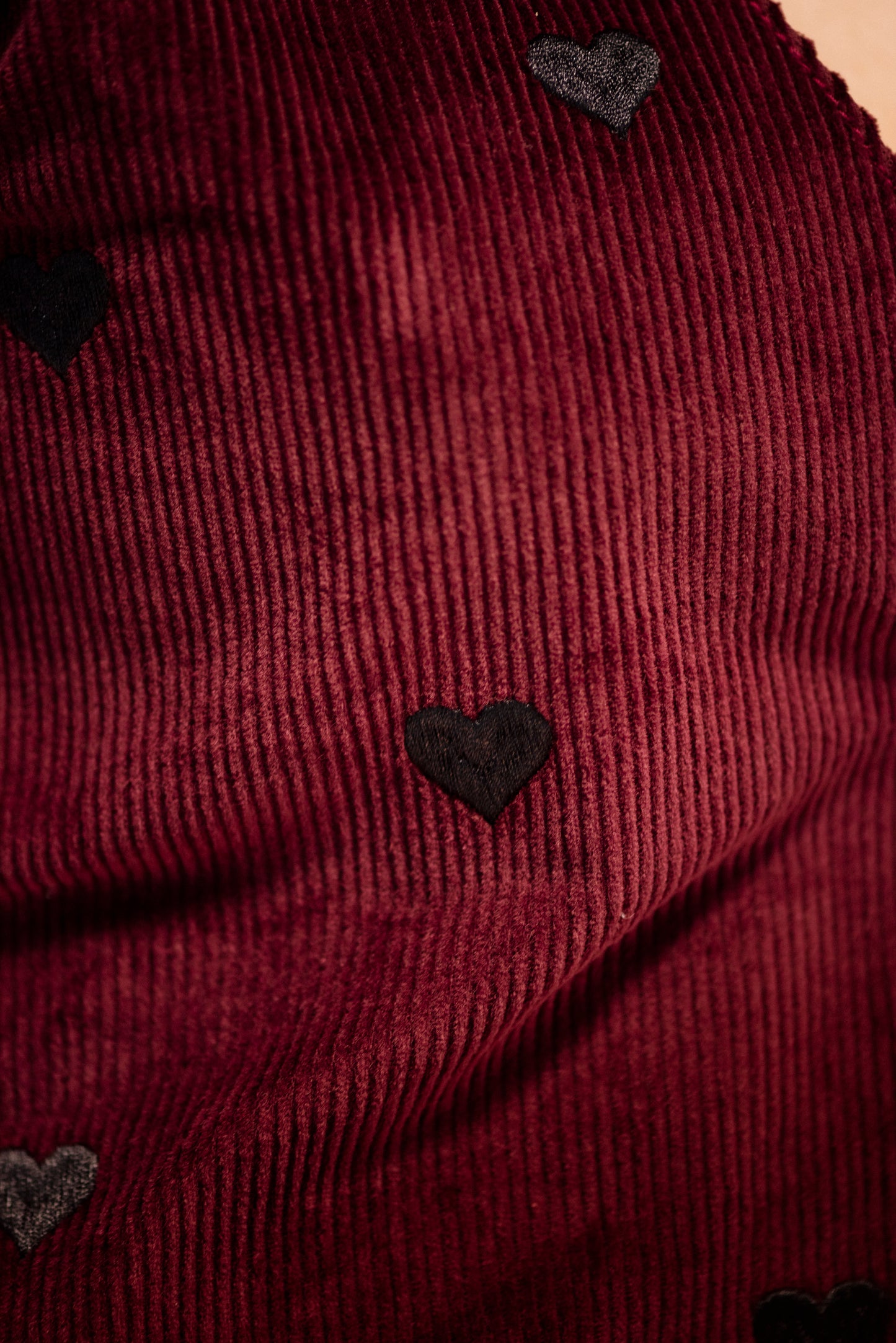 CHALECO CORAZONES CORDUROY