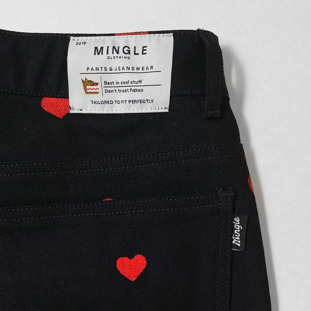 BERMUDA NEGRA CORAZONES