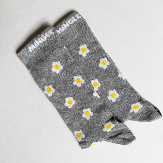 MEDIAS GRIS MARGARITAS