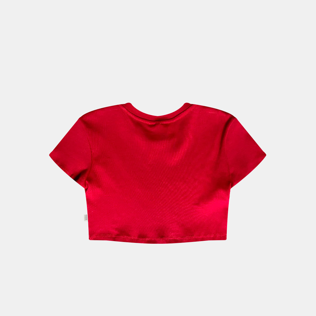CROPTOP ROJO BORDADO