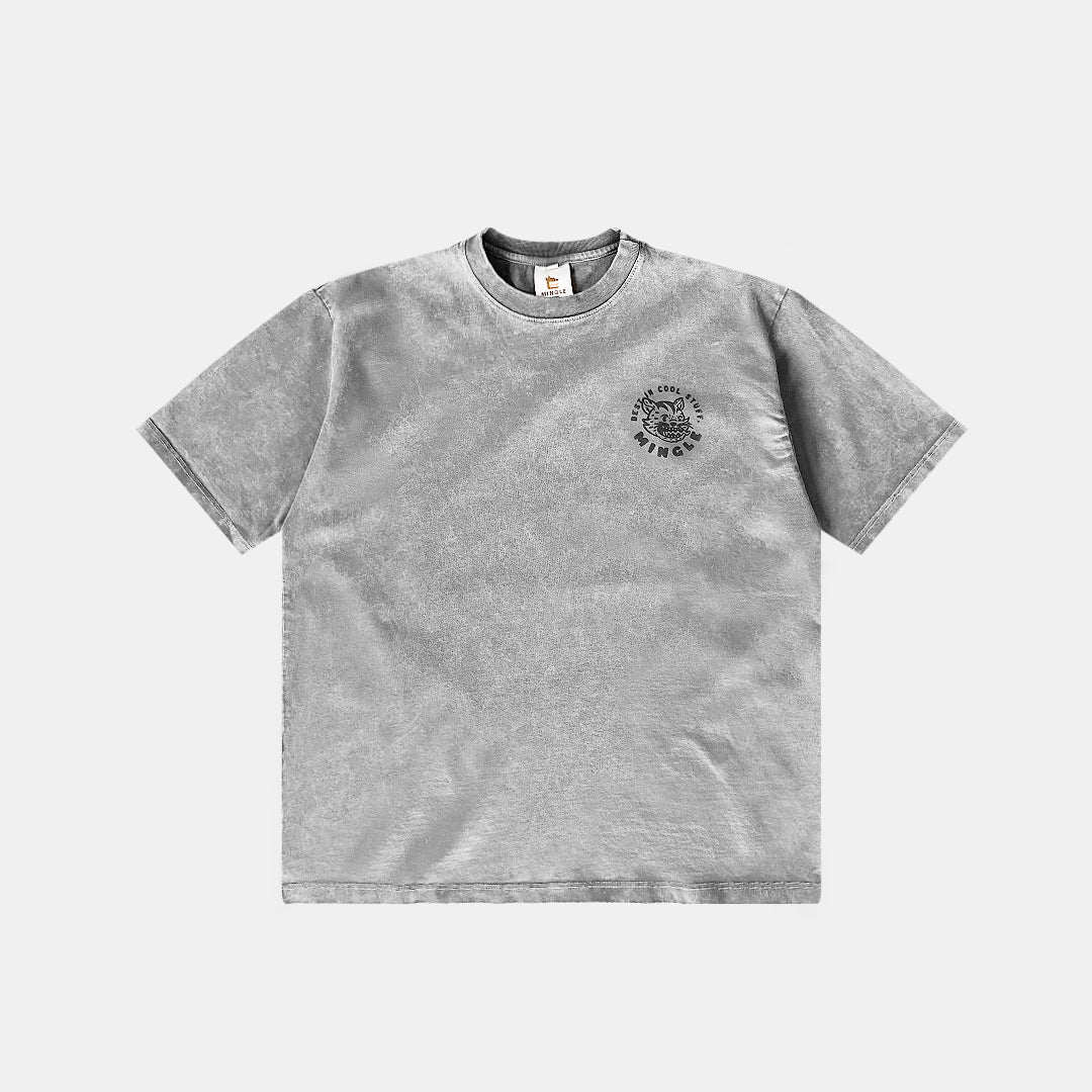 CAMISETA ACID WASH GRIS CLARO