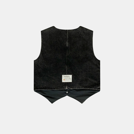 CHALECO NEGRO BORDADO