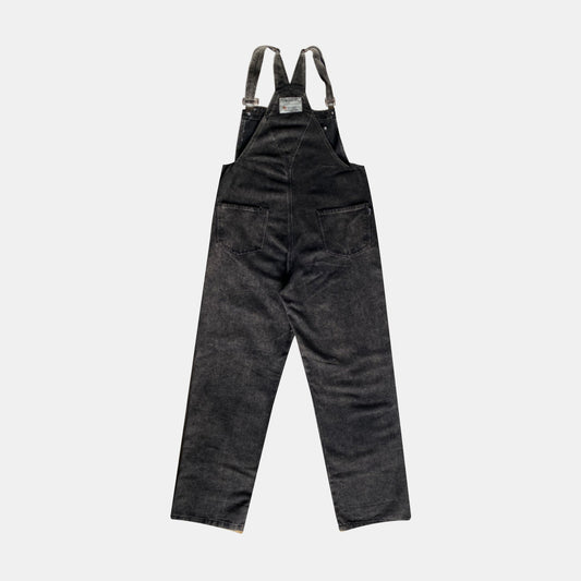 OVERALL LARGO DENIM NEGRO