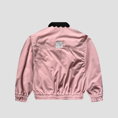 CHAQUETA BOMBER CORDUROY ROSA-NEGRO