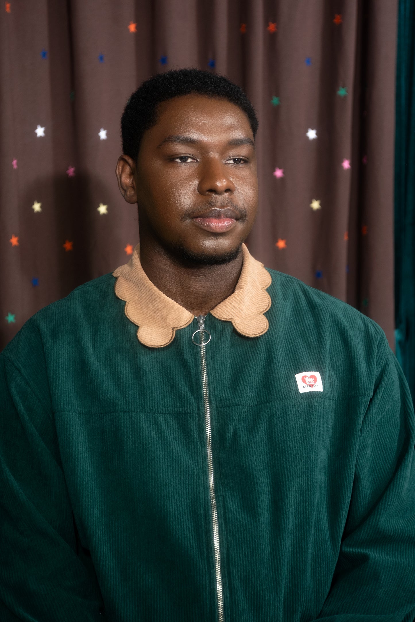 CHAQUETA BOMBER CORDUROY VERDE BOTELLA
