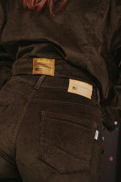 PANTALON CORDUROY CAFÉ