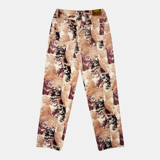 JEAN GATITOS MARFIL VINO