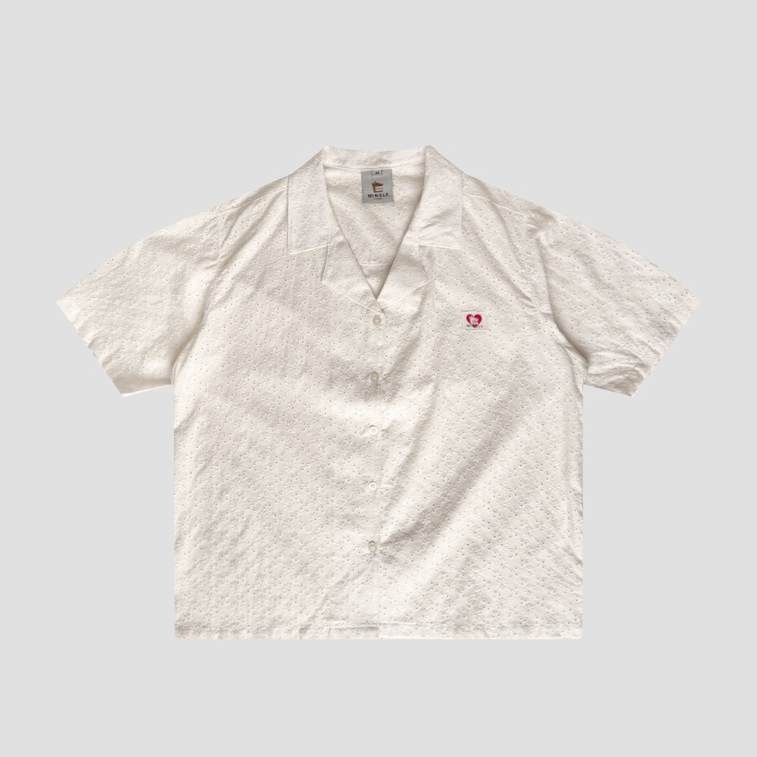 CAMISA MARFIL OJALILLO