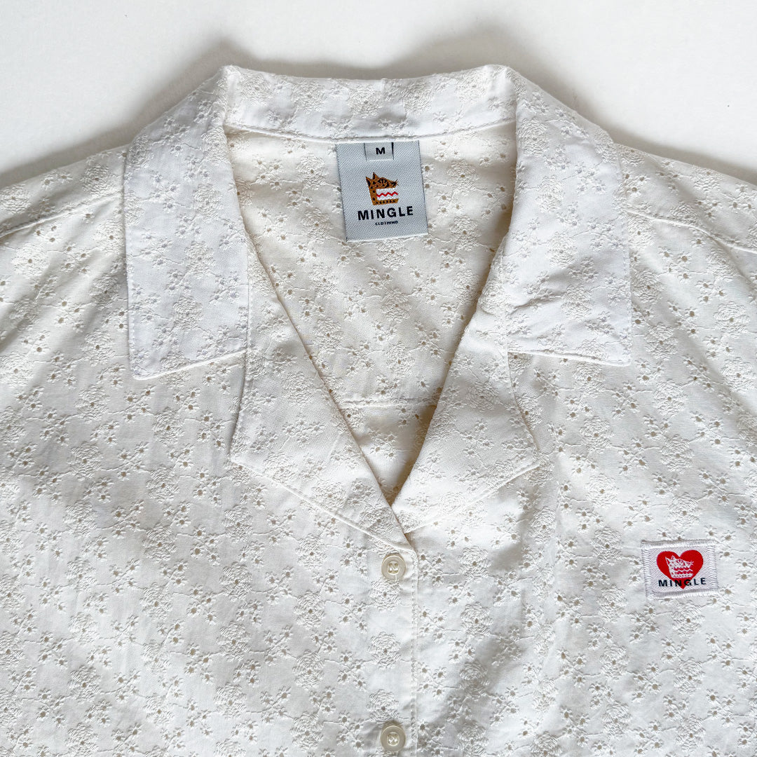 CAMISA MARFIL OJALILLO