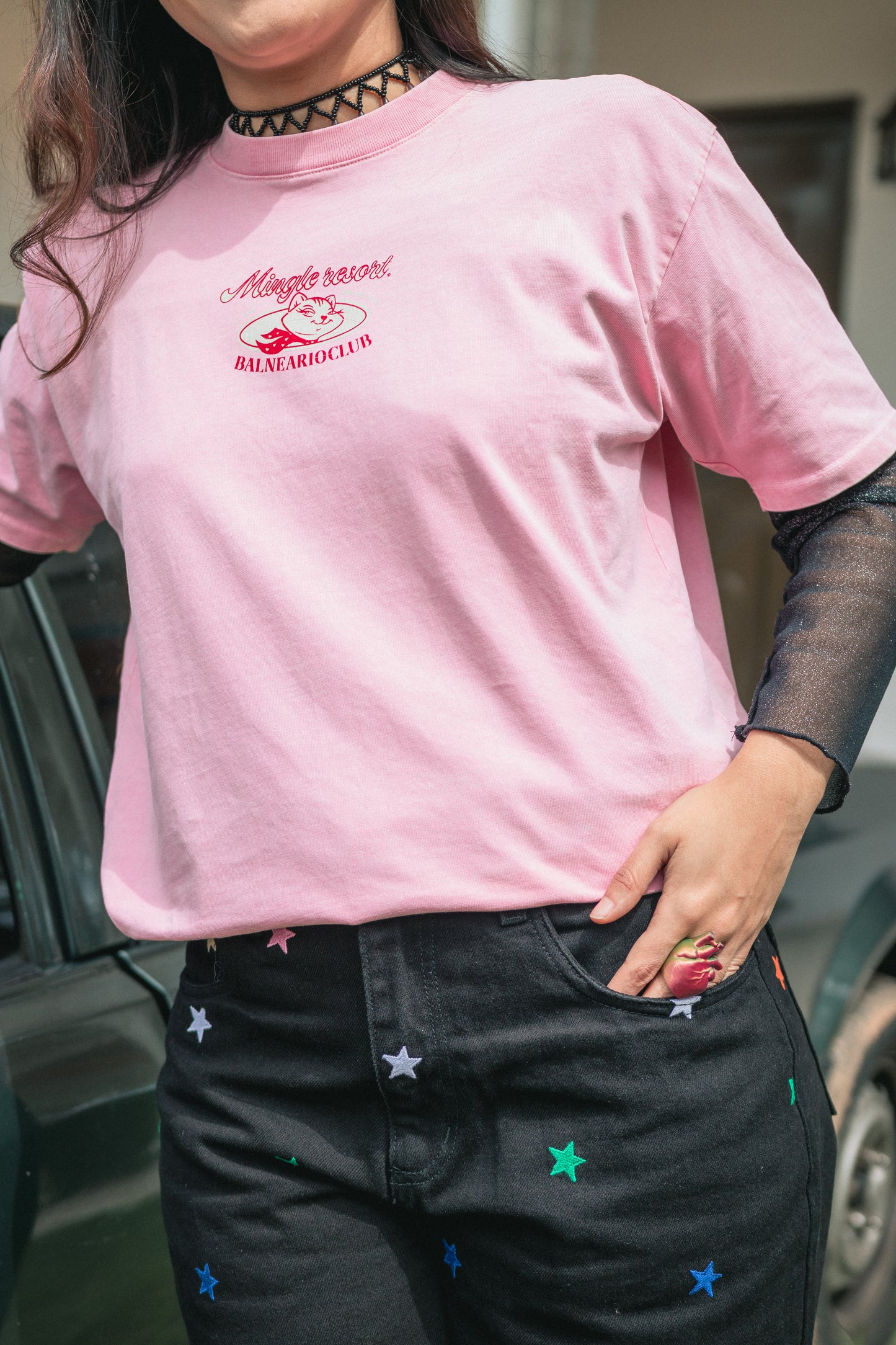 CAMISETA BALNEARIO ROSA