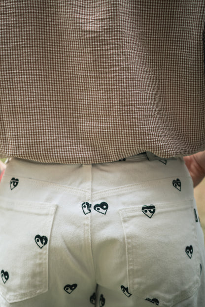 PRE-VENTA JEAN CAMPANA YING YANG MARFIL