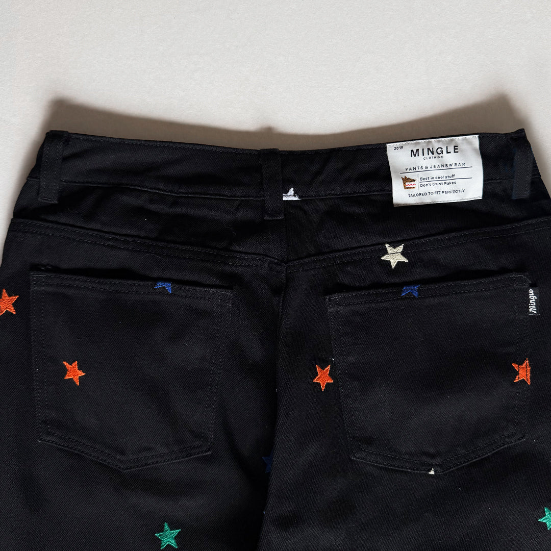 JEAN NEGRO ESTRELLAS BORDADAS