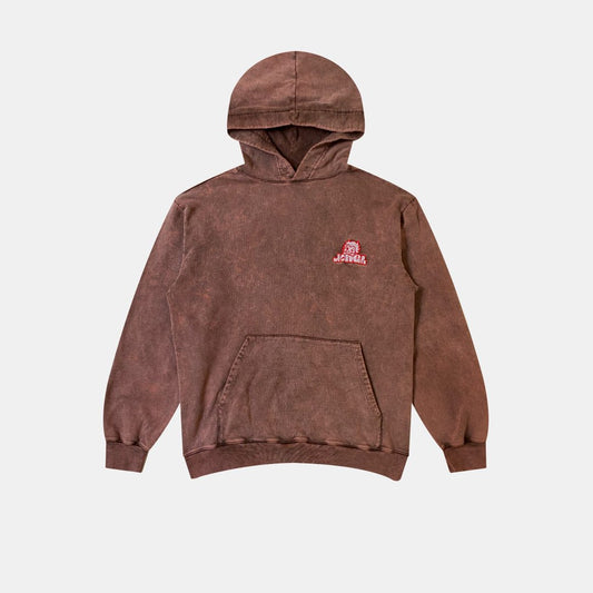 HOODIE ICON ACID WASH CAFÉ