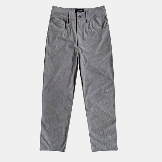 PANTALÓN CORDUROY GRIS CLARO