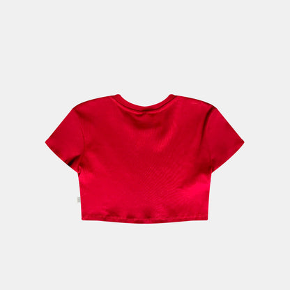 CROPTOP ROJO BORDADO