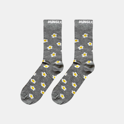 MEDIAS GRIS MARGARITAS