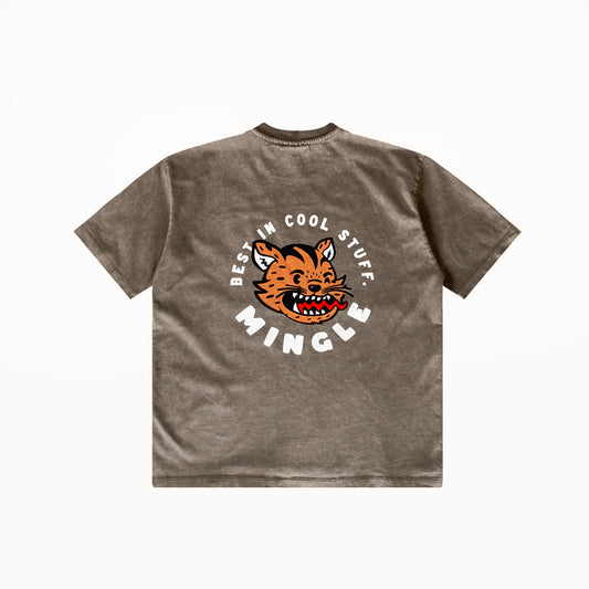 CAMISETA ACID WASH CAFÉ