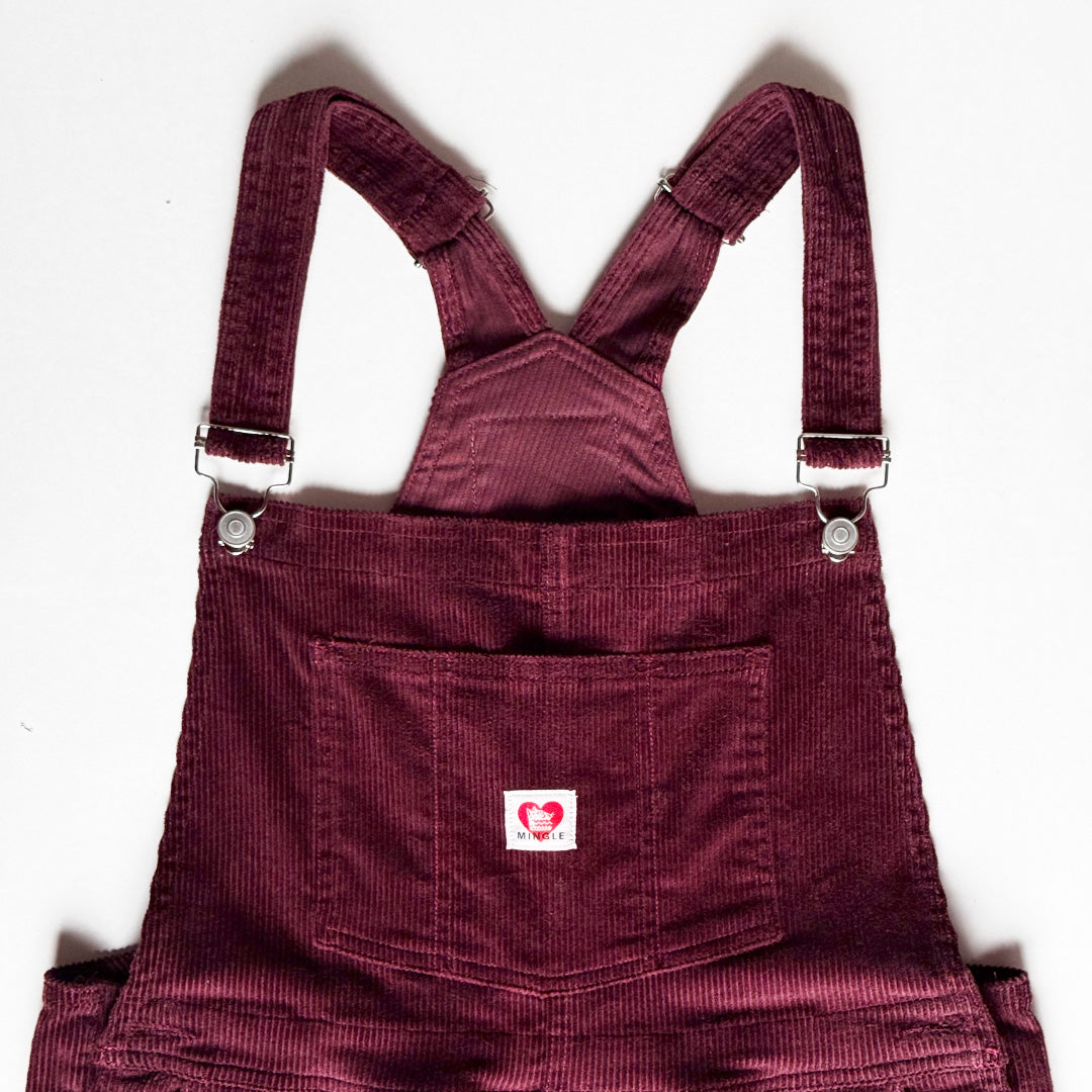 OVERALL LARGO CORDUROY VINO