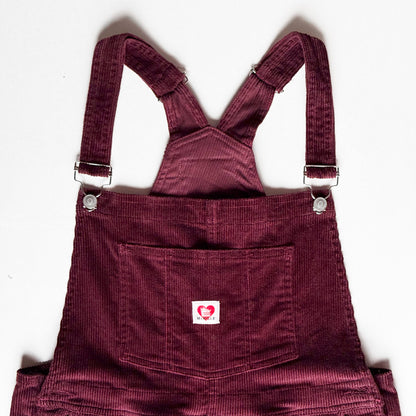 OVERALL LARGO CORDUROY VINO