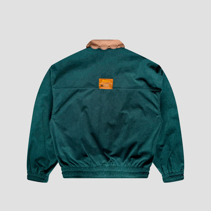 CHAQUETA BOMBER CORDUROY VERDE BOTELLA