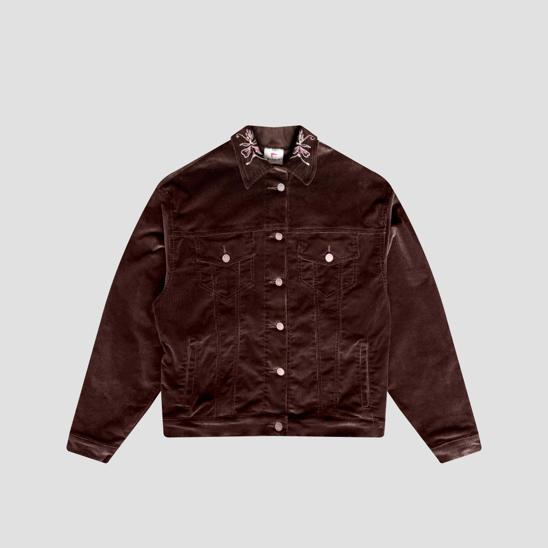 CHAQUETA CORDUROY CAFÉ