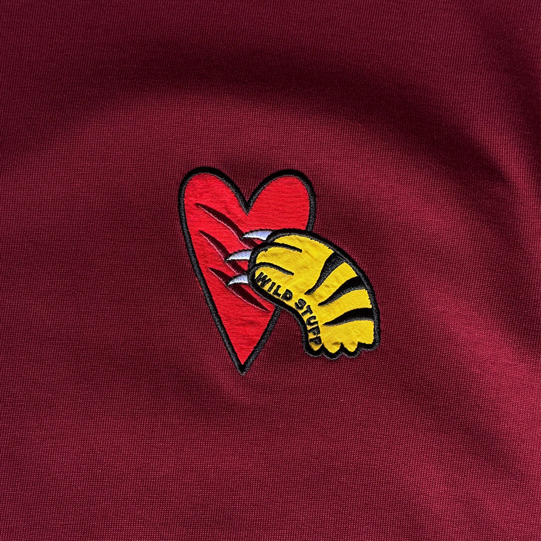 CAMISETA WILD STUFF VINOTINTO