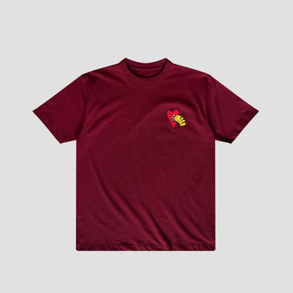 CAMISETA WILD STUFF VINOTINTO